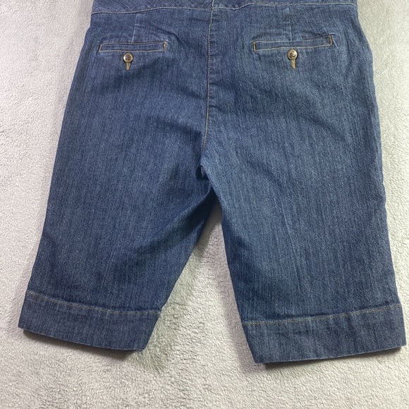 Suzanne Somers Shorts Women Size 12 Denim Cotton Blend - Picture 4 of 7